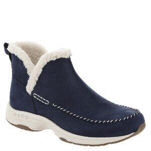 Easy Spirit Tuva Boot - Size 6 Extra Wide - Navy